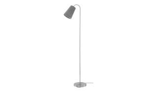 KHG Leseleuchte, 1-flammig, Stoffschirm grau ¦ grau Lampen & Leuchten > Innenleuchten > Stehlampen - Höffner