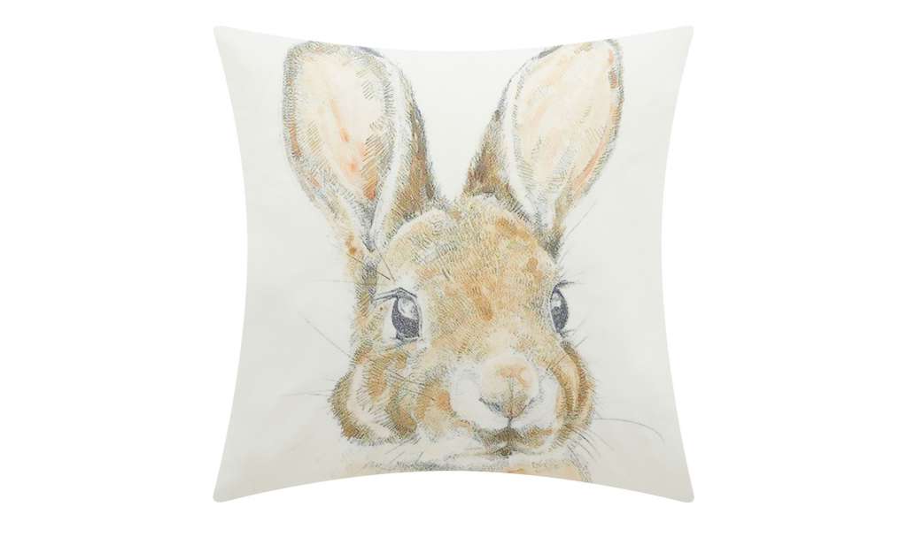 Kissen  Hase ¦ weiß ¦ 100% Polyesterfüllung Heimtextilien > Kissen > Dekokissen - Höffner