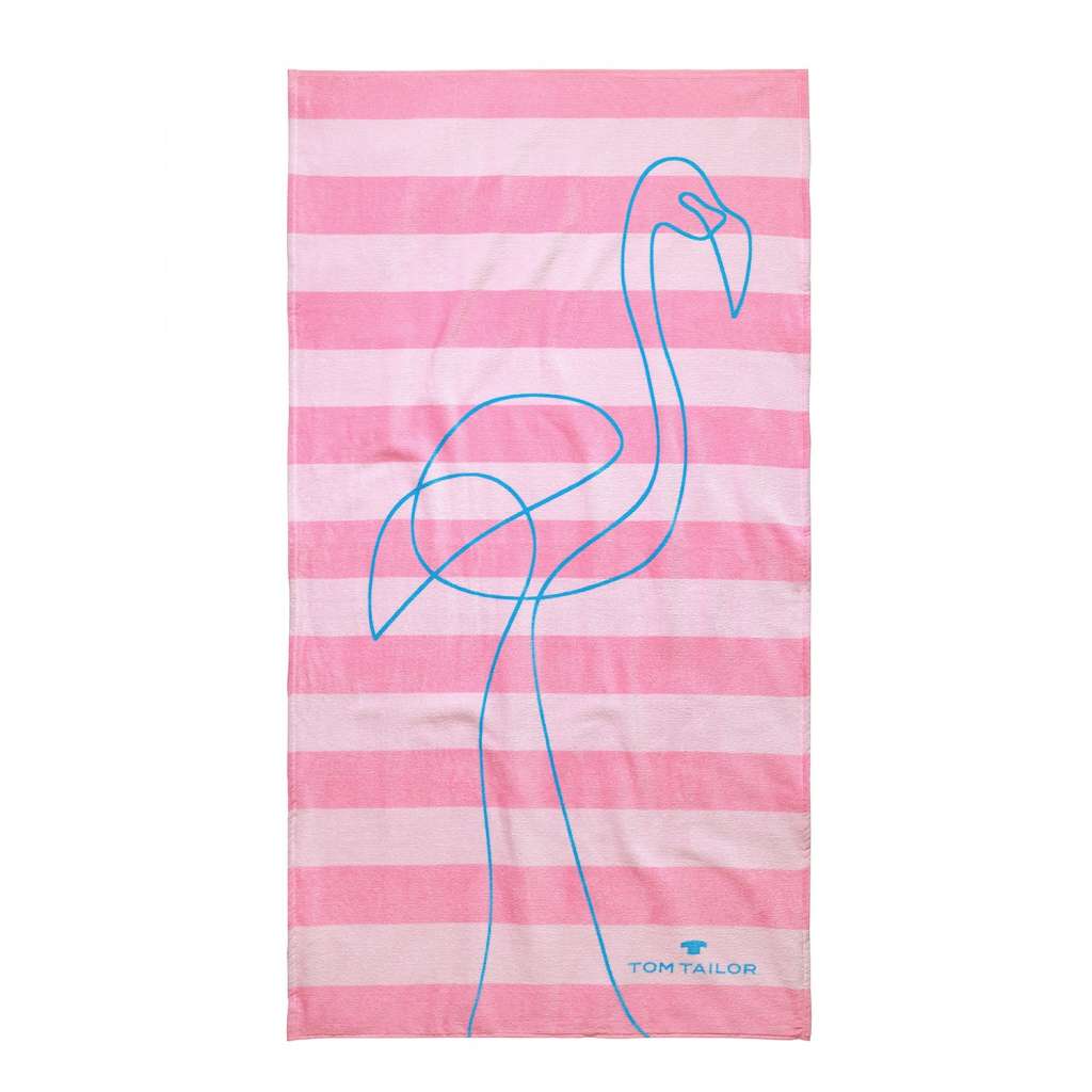 home24 Frottier Strandtuch Flamingo