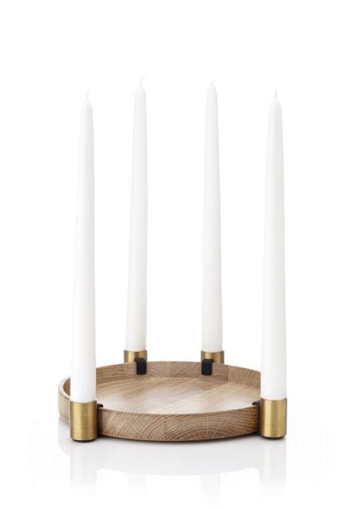 applicata - Luna -  oak/brass - indoor