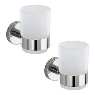 home24 Zahnputzbecherhalter Uno Bosio (2er-Set)