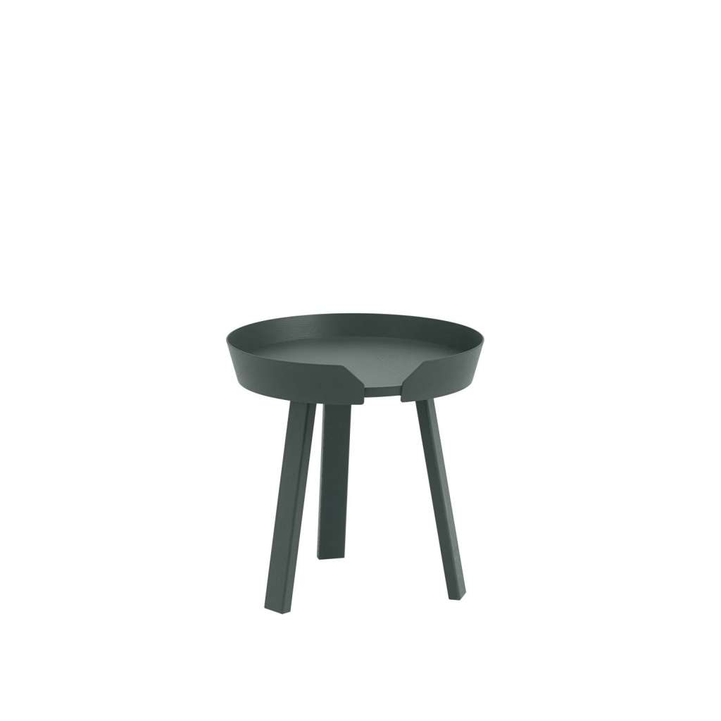Muuto - Around Tisch S - Dark Green - indoor