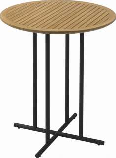 Gloster - Whirl Bartisch rund - Natural Teak - outdoor