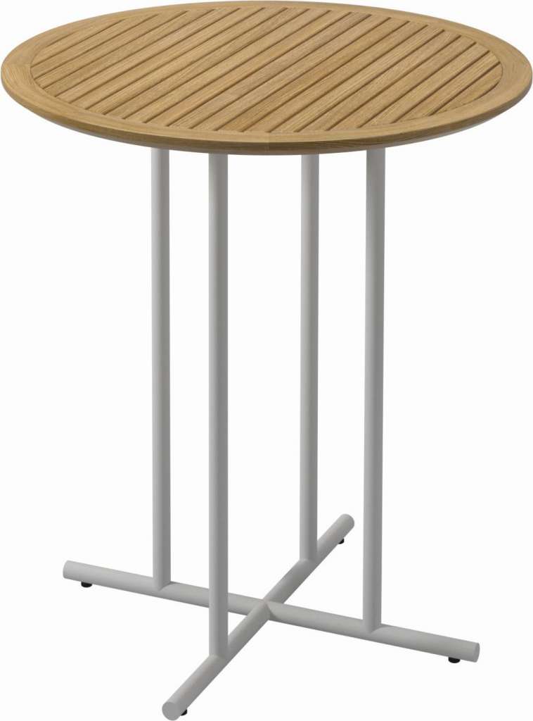 Gloster - Whirl Bartisch rund - Natural Teak - outdoor