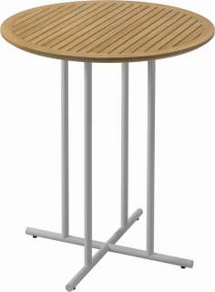 Gloster - Whirl Bartisch rund - Natural Teak - outdoor