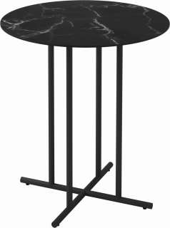 Gloster - Whirl Bartisch rund - Nero Ceramic - outdoor