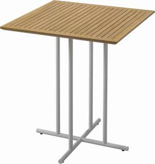 Gloster - Whirl Bartisch quadratisch - Natural Teak - outdoor