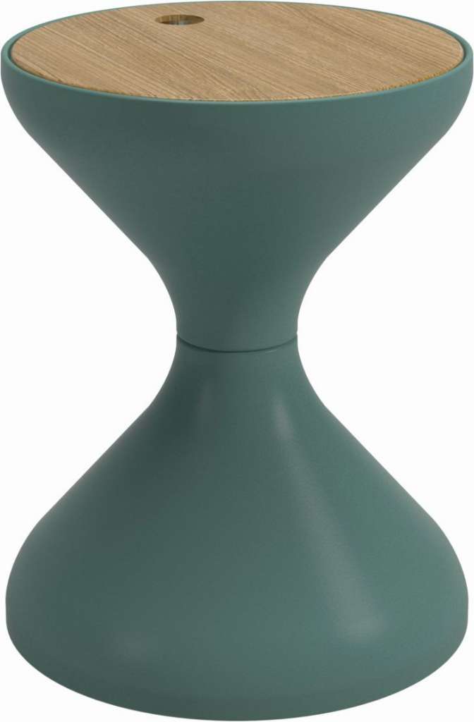 Gloster - Bells Beistelltisch mit integriertem Eiskübel - Jade - outdoor
