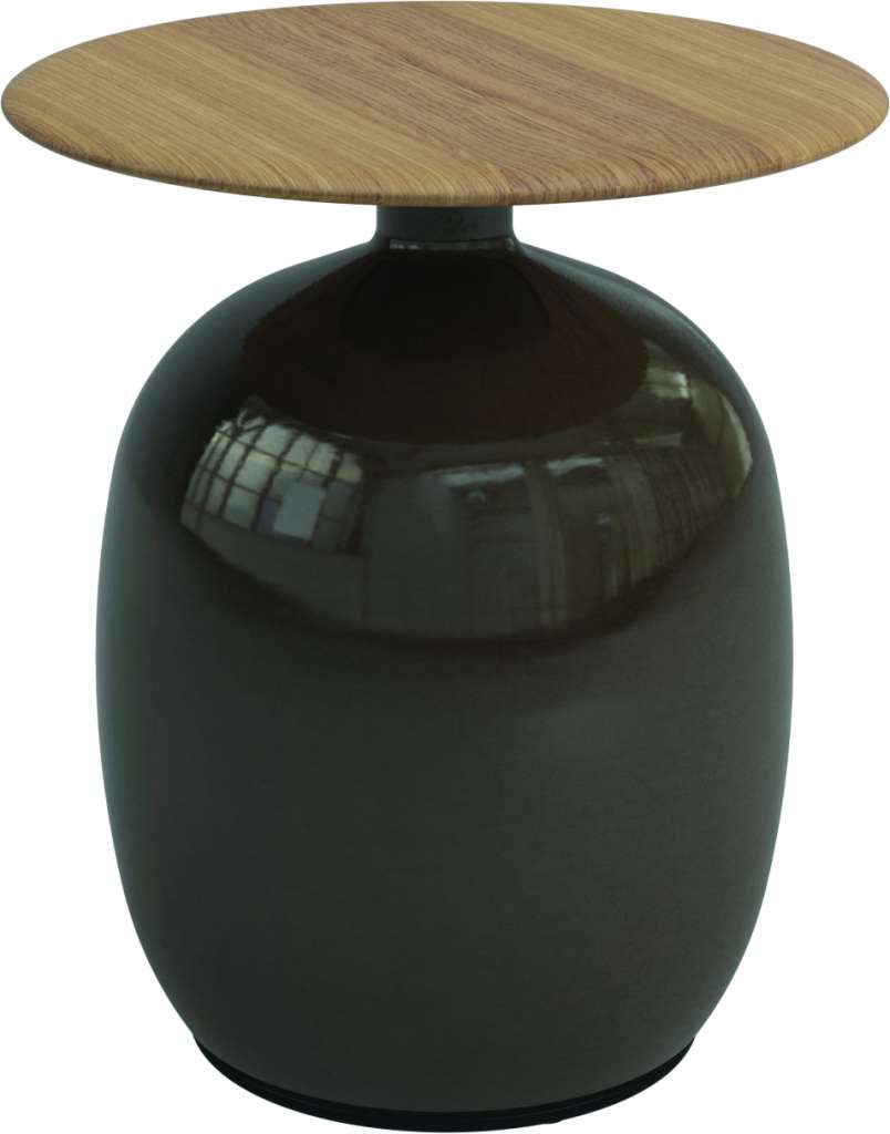 Gloster - Blow Beistelltisch Low - Coffee - outdoor