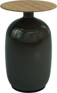 Gloster - Blow Beistelltisch High - Coffee - outdoor