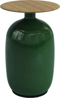 Gloster - Blow Beistelltisch High - Emerald - outdoor