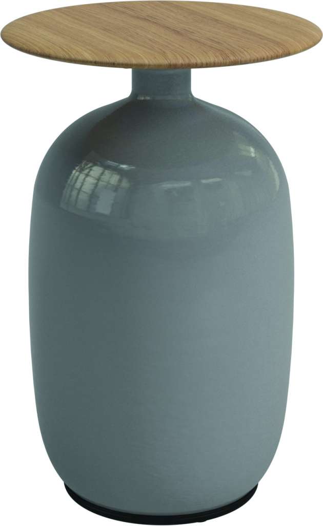 Gloster - Blow Beistelltisch High - Smoke - outdoor