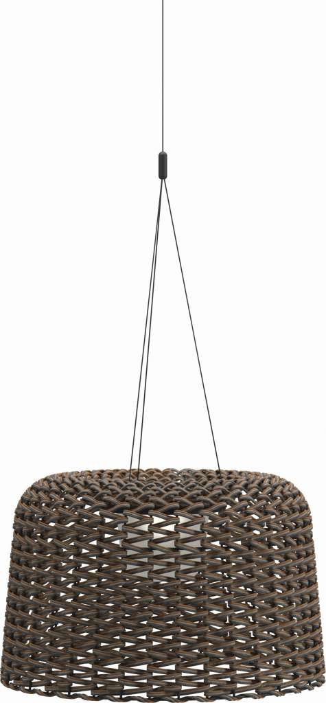 Gloster - Ambient Mesh Hängeleuchte klein - Carob Wicker - indoor