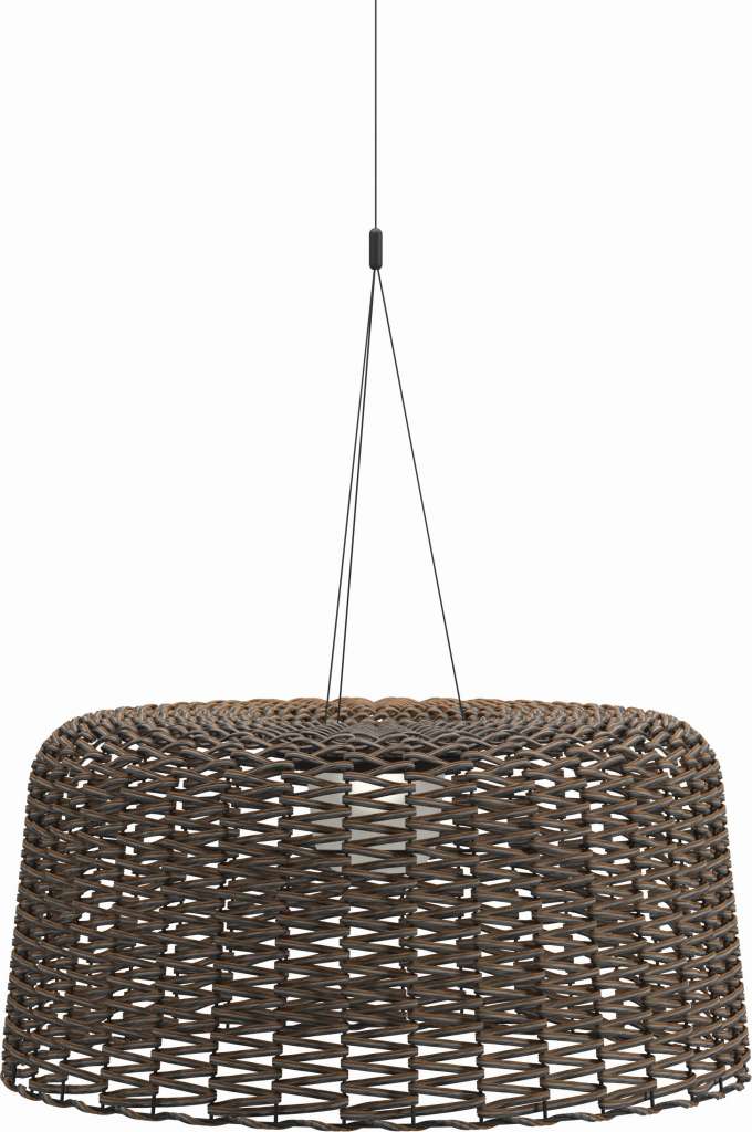 Gloster - Ambient Mesh Hängeleuchte groß - Carob Wicker - indoor