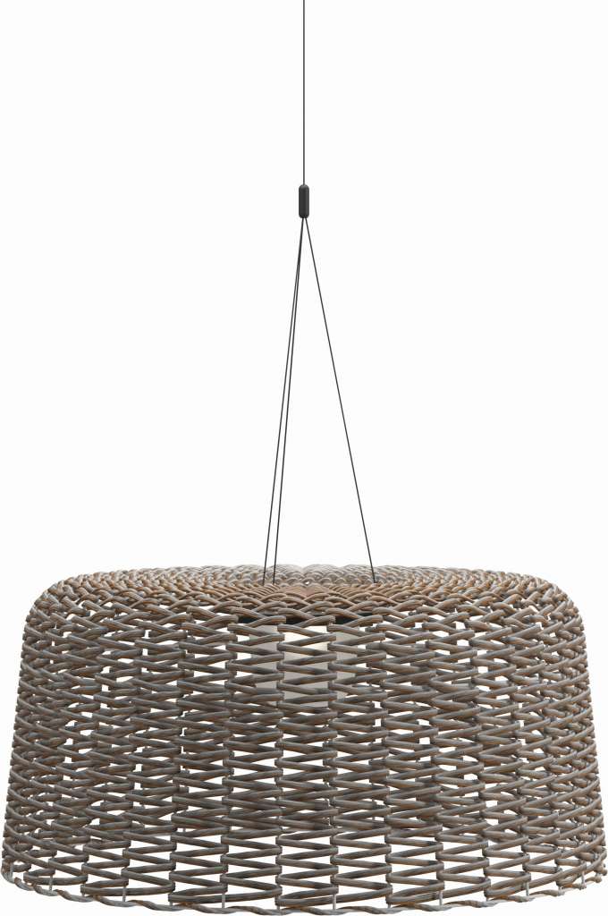 Gloster - Ambient Mesh Hängeleuchte groß - Sorrel Wicker - indoor