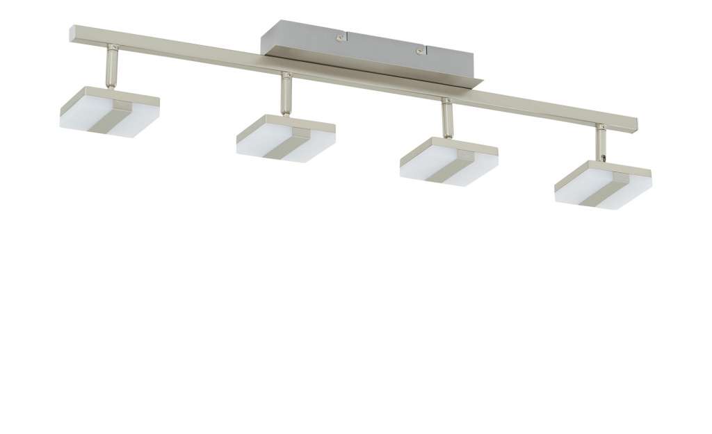Paul Neuhaus Deckenstrahler, 4-flammig, Nickel-matt ¦ silber Lampen & Leuchten > Innenleuchten > Deckenleuchten - Höffner