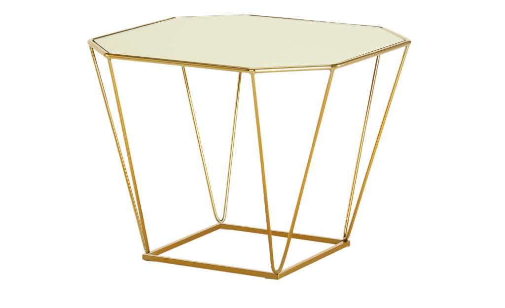 Beistelltisch  Stromboli ¦ gold Tische > Beistelltische > Beistelltische ohne Rollen - Höffner