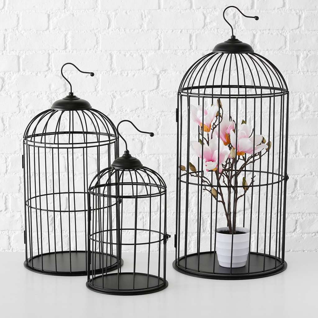 home24 Vogelkäfig Elly (3-teilig)