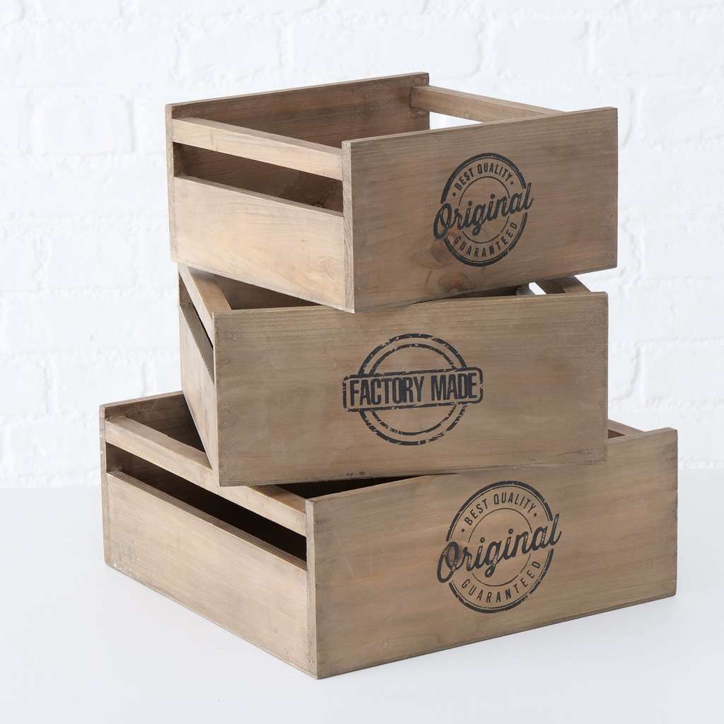 home24 Aufbwahrungsbox Original (3-teilig)