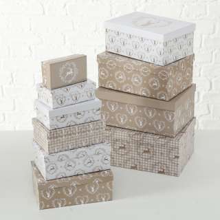home24 Geschenkbox Leopold (10-teilig)