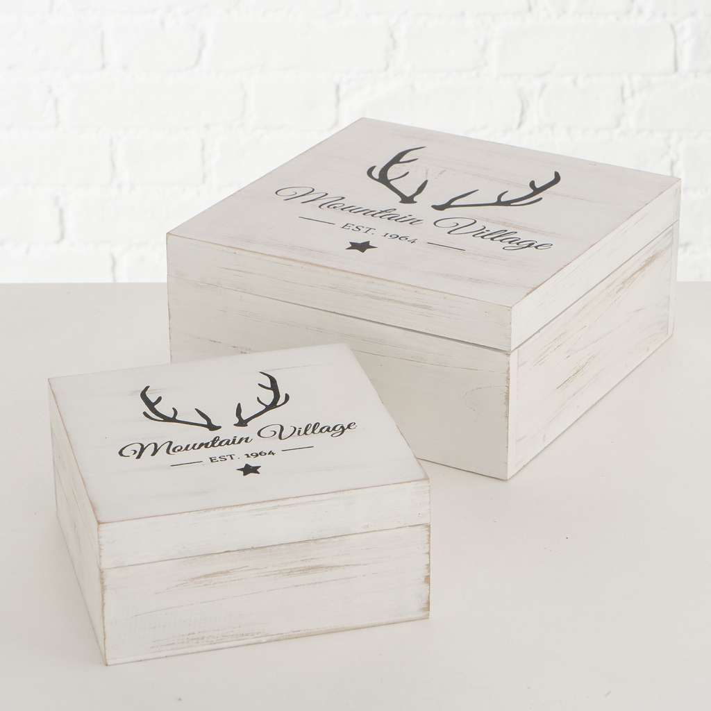 home24 Aufbewahrungsbox Alpinist (2-teilig)