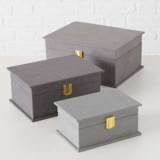home24 Aufbewahrungsbox Lena (3-teilig)