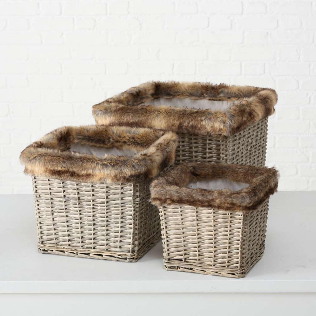 home24 Korb Presly (3-teilig)