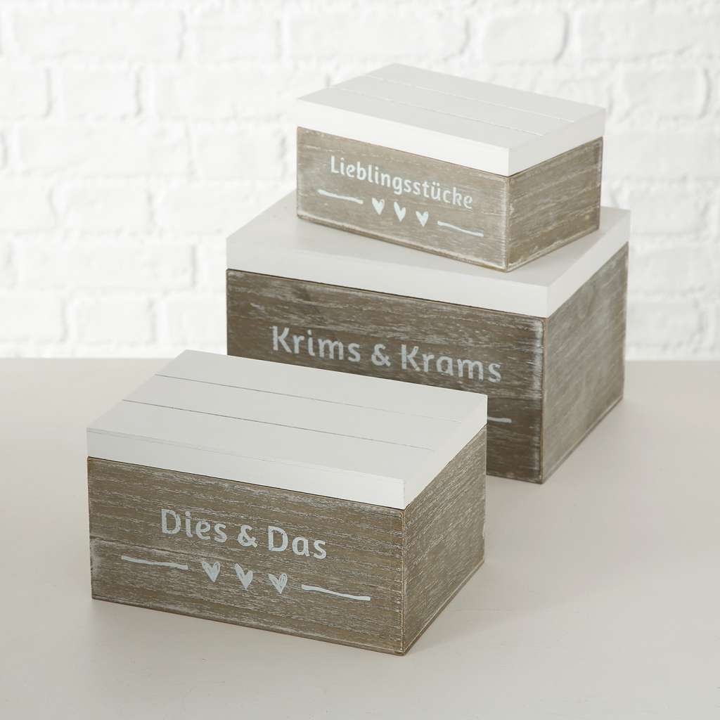 home24 Aufbewahrungsbox Carola (3-teilig)