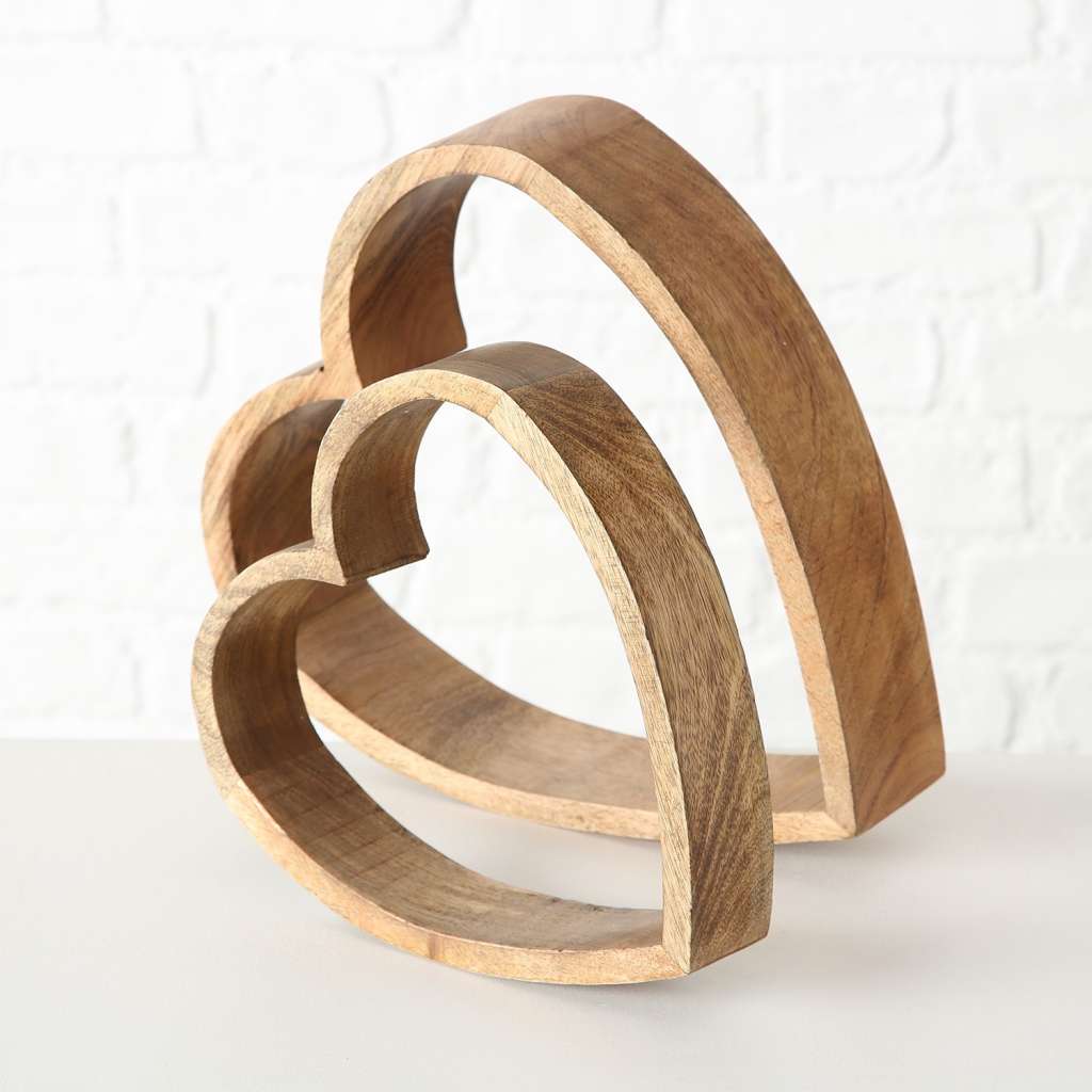 home24 Dekofigur Herz (2-teilig)