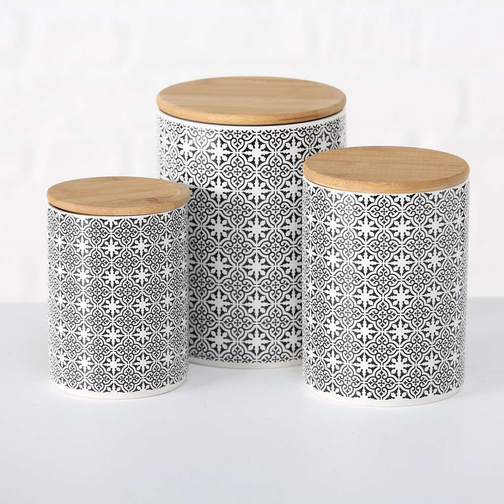 home24 Vorratsdose Tiles (3-teilig)