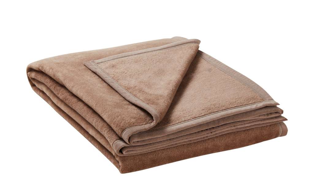 IBENA Schlafdecke  Berlin ¦ braun ¦ 58% Baumwolle, 35% Polyacryl, 7% Polyester Heimtextilien > Kuscheldecken - Höffner