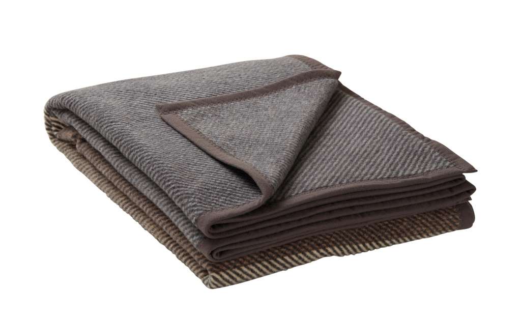 IBENA Jacquard Wohndecke  Vogar ¦ grau ¦ 58% Baumwolle, 35% Polyacryl, 7% Polyester Heimtextilien > Kuscheldecken - Höffner