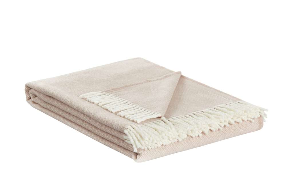 Wohnplaid  Relax ¦ rosa/pink ¦ 50% Polyacryl, 50% Baumwolle Heimtextilien > Kuscheldecken - Höffner