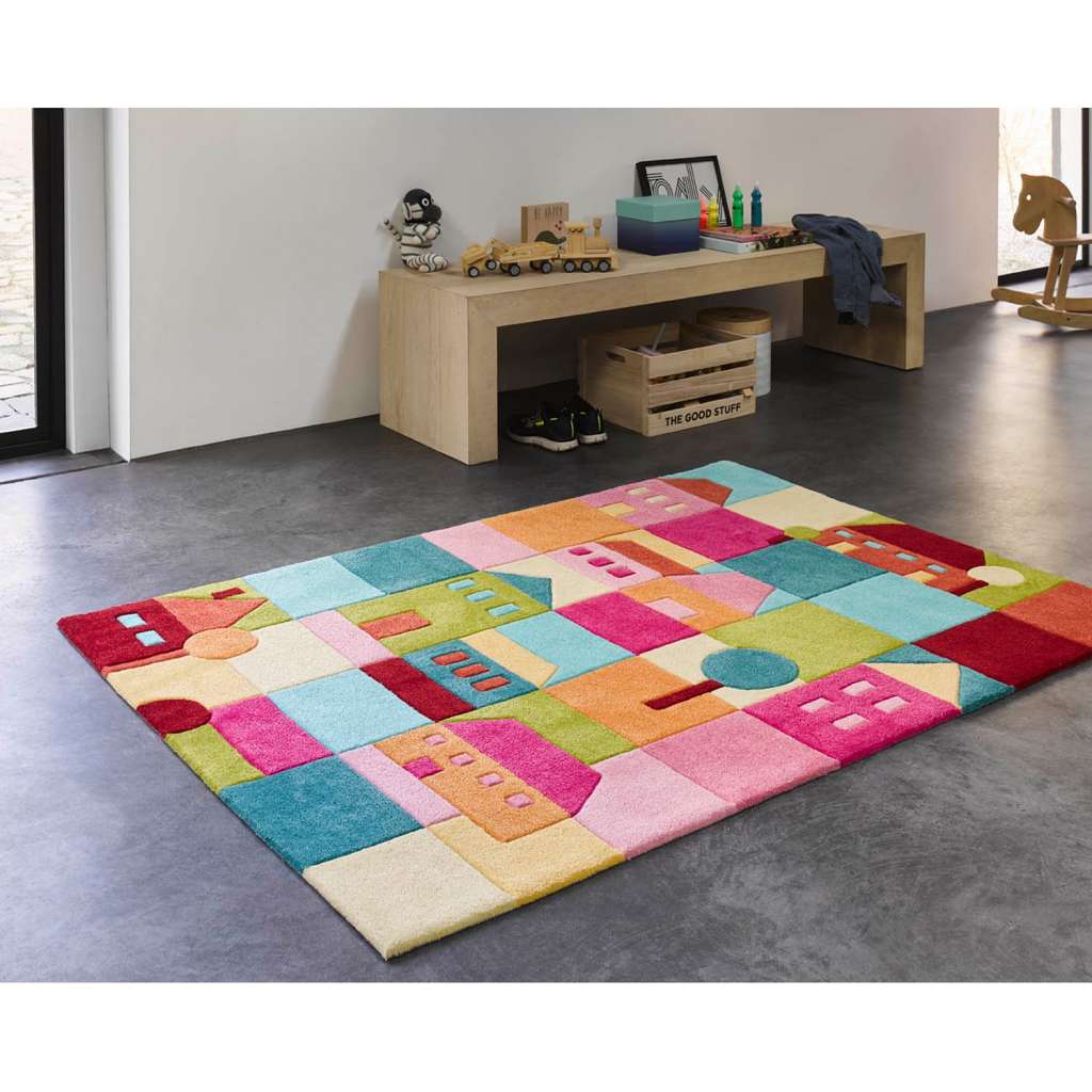 home24 Kinderteppich Poppy Town