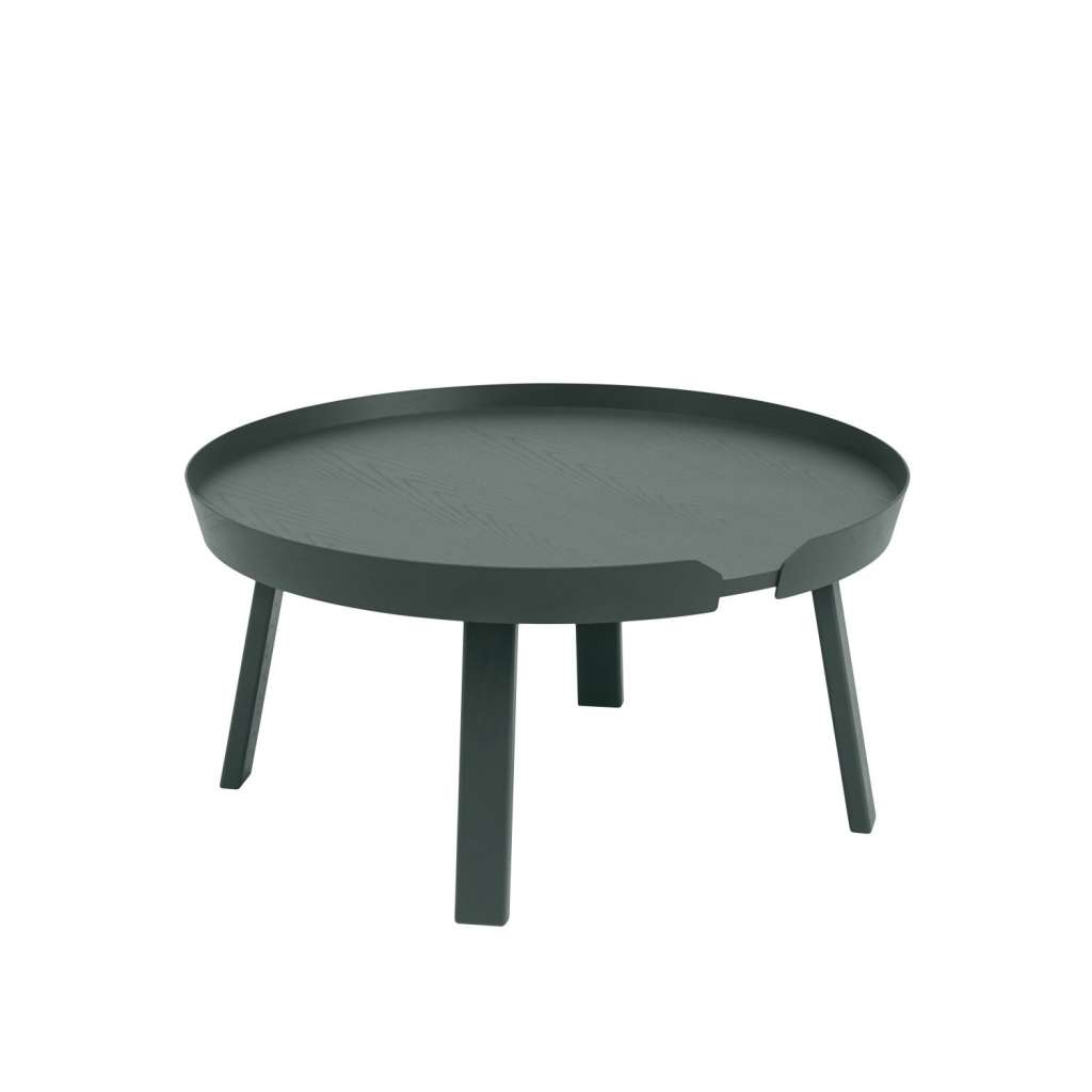Muuto - Around Tisch L - Dark Green - indoor