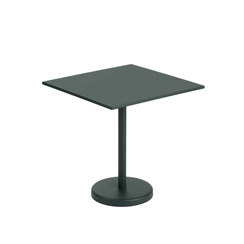 Muuto - Linear Steel Tisch - dark green - indoor