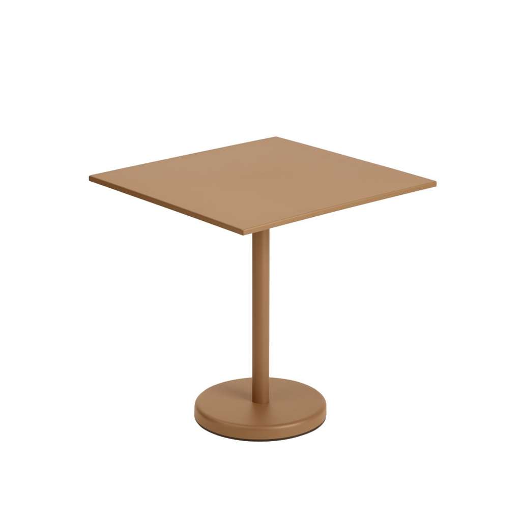 Muuto - Linear Steel Tisch - burnt orange - indoor