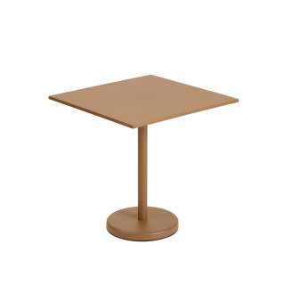 Muuto - Linear Steel Tisch - burnt orange - indoor