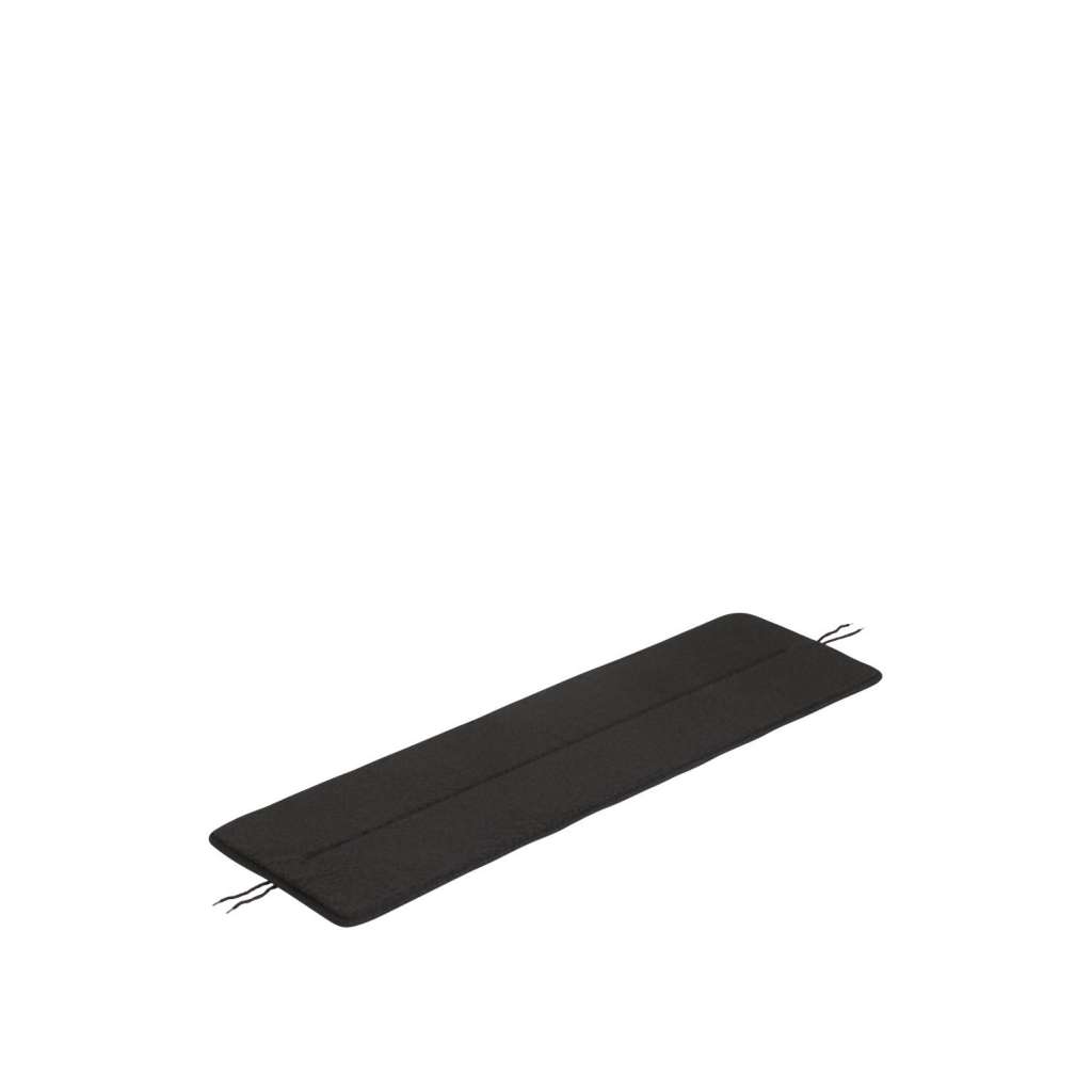 Muuto - Linear Steel Bank Sitzauflage - Black - indoor
