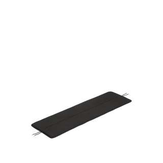 Muuto - Linear Steel Bank Sitzauflage - Black - indoor