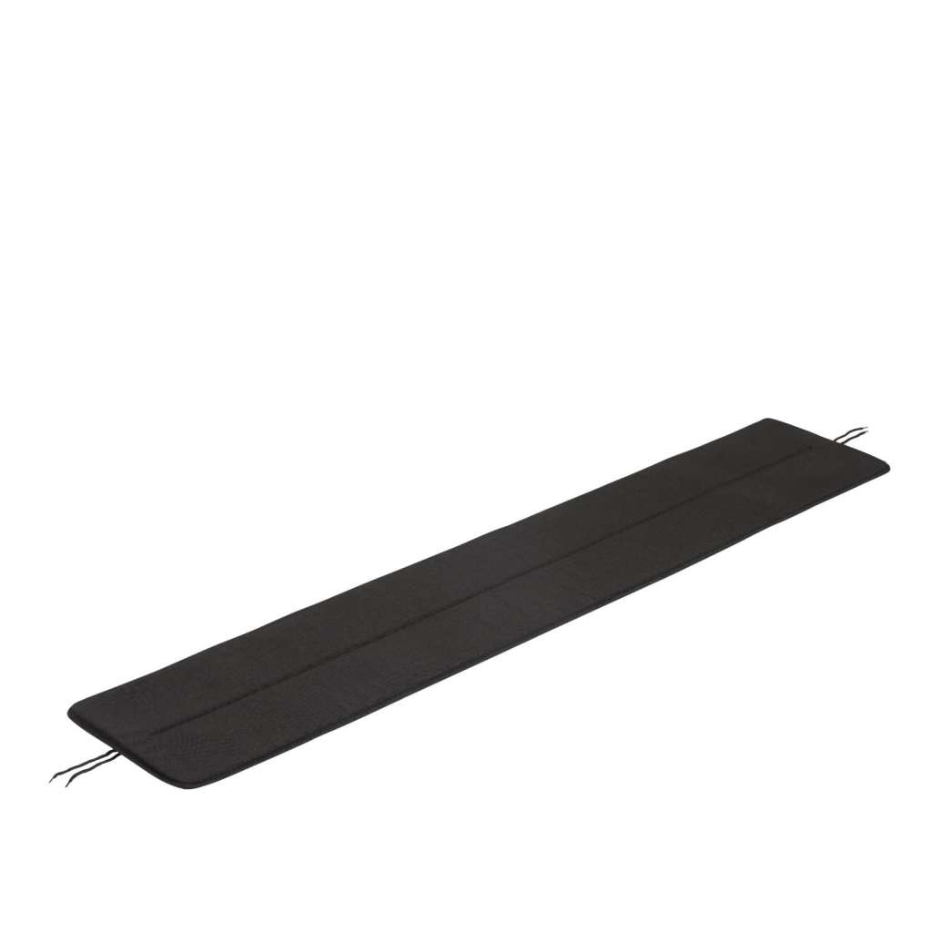 Muuto - Linear Steel Bank Sitzauflage - Black - indoor