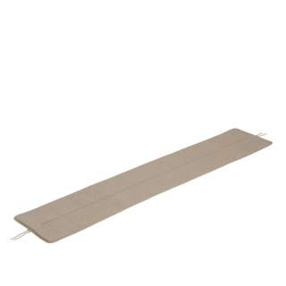Muuto - Linear Steel Bank Sitzauflage - Warm Beige - indoor