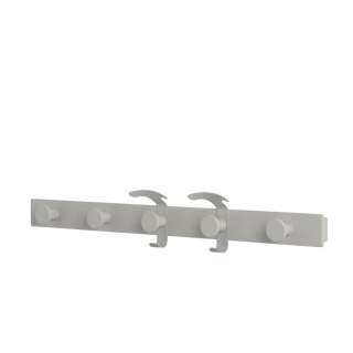 Muuto - Plank Garderobe - Grey/Grey - indoor