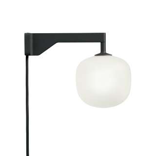 Muuto - Rime Wandleuchte - black - indoor