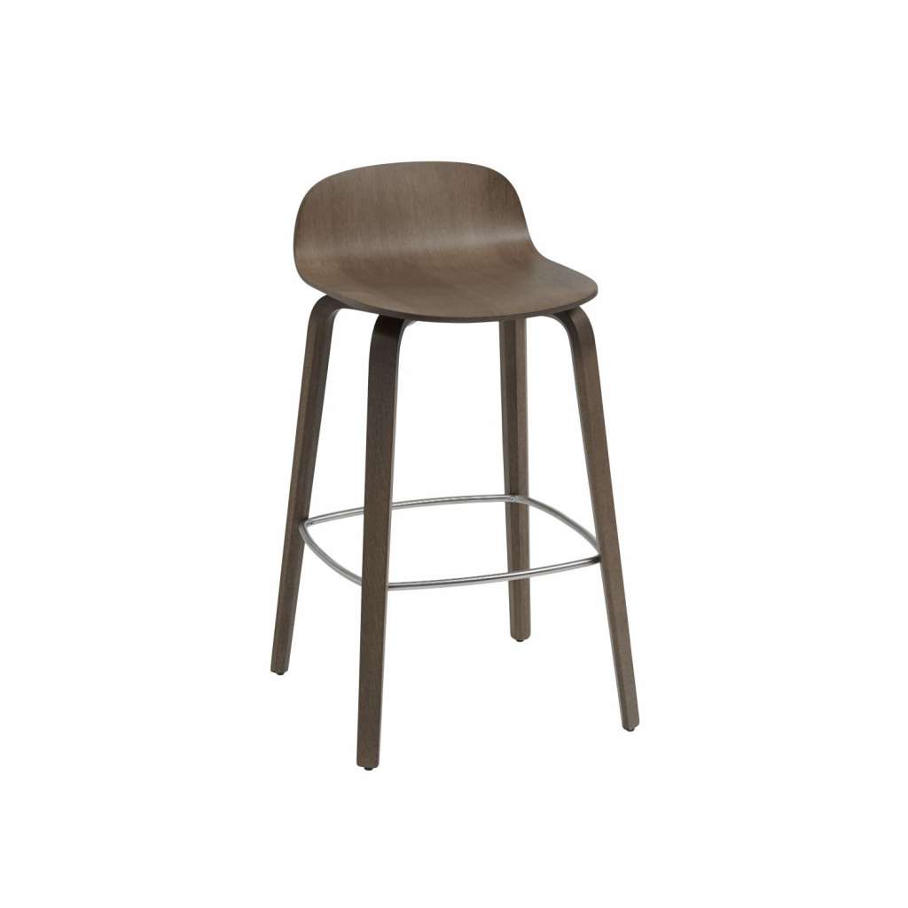 Muuto - Visu Barhocker - Stained Dark Brown - klein - indoor