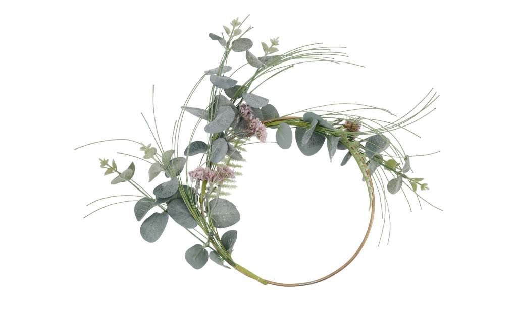 Wanddekoration  Blumenmix ¦ grün ¦ Kunststoff, MetallØ: 20 Dekoration > Dekoartikel - Höffner