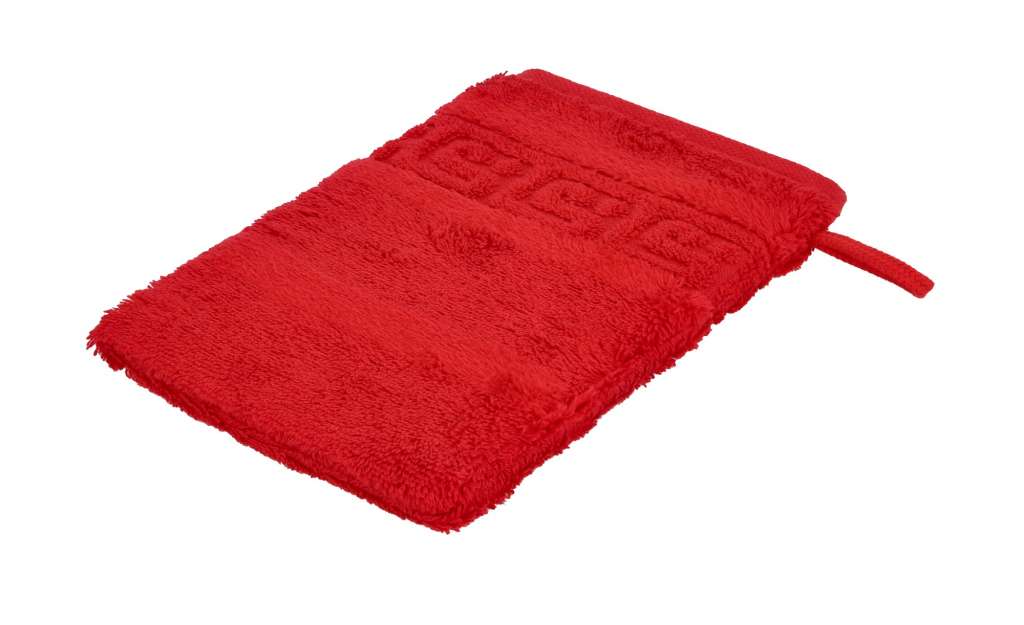 CaWö Waschhandschuh  1001 ¦ rot ¦ 100% Baumwolle Badtextilien und Zubehör > Handtücher & Badetücher > Handtücher - Höffner