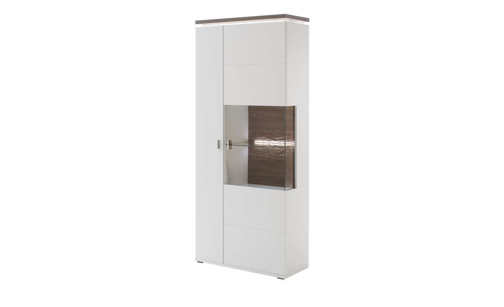 uno Kombi-Vitrine  Aurelia ¦ weiß Kommoden & Sideboards > Vitrinen - Höffner