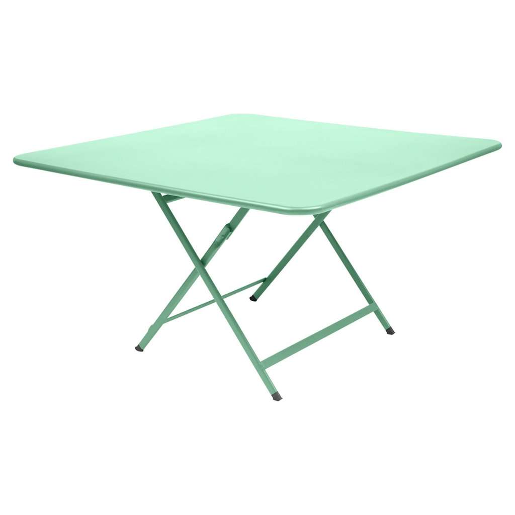 Fermob - CARACTÈRE Klapptisch - 83 Opalgrün - 128 x 128 cm - outdoor