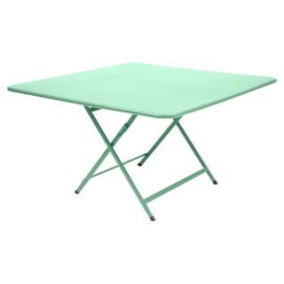 Fermob - CARACTÈRE Klapptisch - 83 Opalgrün - 128 x 128 cm - outdoor